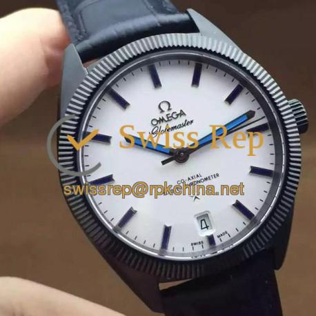 Replica Omega Constellation Globemaster 39MM PVD White Dial Swiss 8900