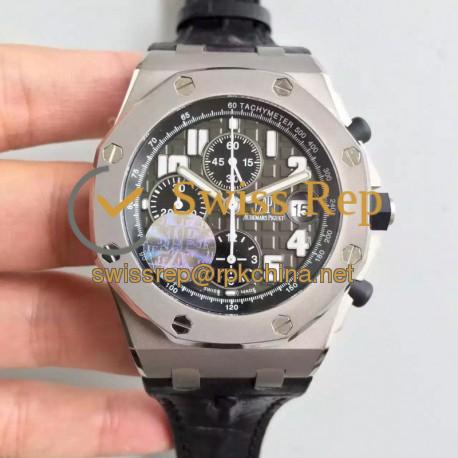 Replica Audemars Piguet Royal Oak Offshore 50th 26034TS.00.D001IN.01 JF V2 Stainless Steel Grey Dial Swiss 7750