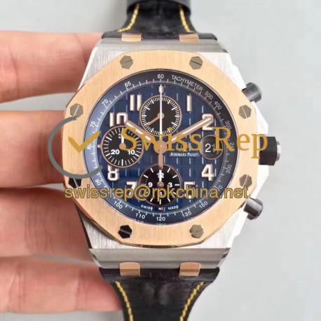 Replica Audemars Piguet Royal Oak Offshore 26471SR.OO.D101CR.01 JF V2 Stainless Steel Blue Dial Swiss 3126