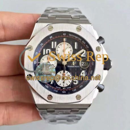 Replica Audemars Piguet Royal Oak Offshore Navy 26470ST.OO.A027CA.01 JF V2 Stainless Steel Blue Dial Swiss 3126