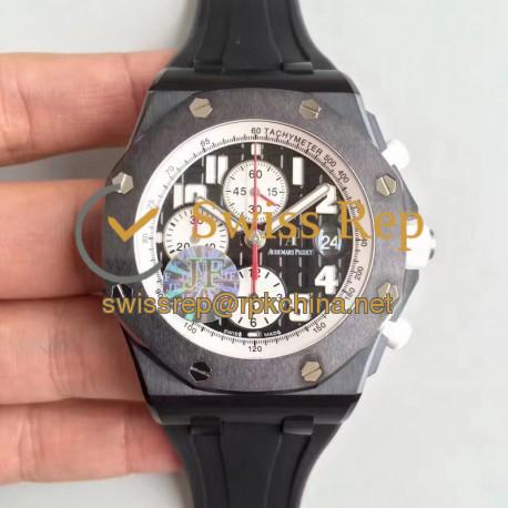 Replica Audemars Piguet Royal Oak Offshore Marcus Edition 26299SN/D010CA.01 JF V2 Black Ceramic Black Dial Swiss 7750