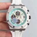 Replica Audemars Piguet Royal Oak Offshore Montauk Highway 26187ST.OO.D801CR.01 JF V2 Stainless Steel White Dial Swiss 7750