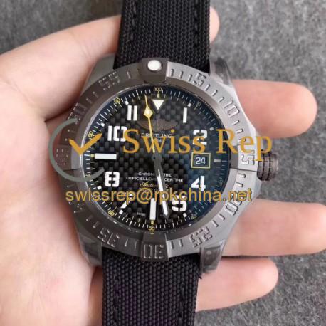 Replica Breitling Avenger Blackbird V17310 GF Titanium Black Dial Swiss 2824-2