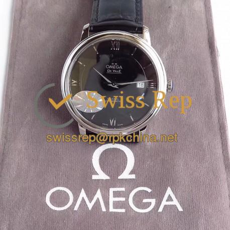 Replica Omega De Ville Prestige Co-Axial 39.5MM 424.13.40.20.01.001 MKS V4 Stainless Steel Black Dial M9015