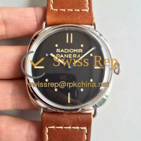 Replica Panerai Radiomir SLC 3 Days PAM449 ZF Stainless Steel Black Dial Swiss P3000