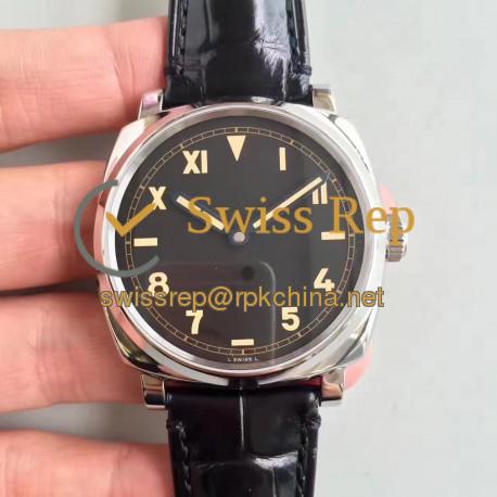 Replica Panerai Radiomir 1940 3 Days California PAM718 XF Stainless Steel Black Dial Swiss P1000