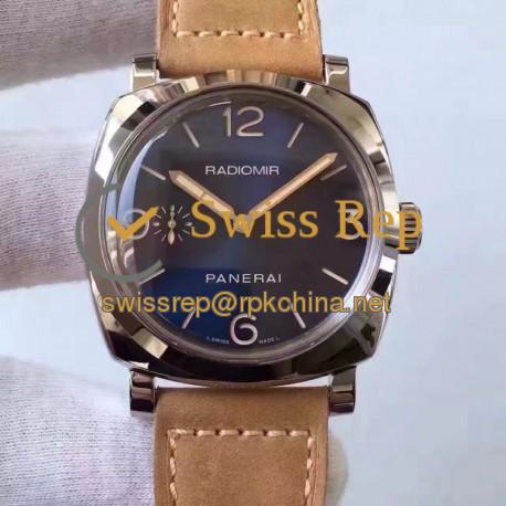 Replica Panerai Radiomir 1940 PAM690 SF Stainless Steel Blue Dial Swiss P3000