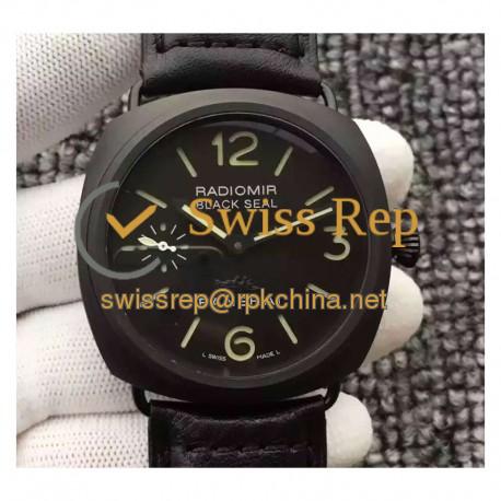 Replica Panerai Radiomir Black Seal PAM292 ZF Ceramic Black Dial Swiss OP XI