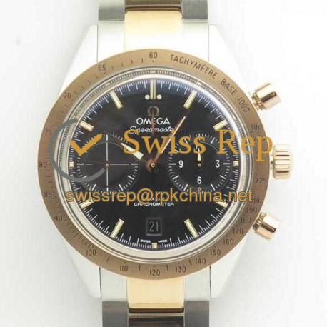 Replica Omega Speedmaster ´57 Chronograph 41.5MM 331.20.42.51.01.002 OM Stainless Steel & Rose Gold Black Dial Swiss 9301