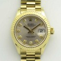 Replica Rolex Lady Datejust 28 279178 28MM BP Yellow Gold Silver Dial Swiss 2671