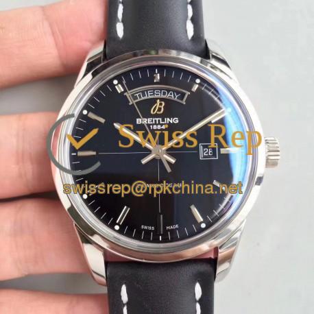 Replica Breitling Transocean Day & Date A4531012/BB69/35X V7 Stainless Steel Black Dial Swiis 2836-2