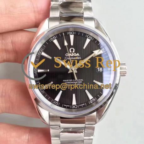 Replica Omega Seamaster Aqua Terra 150M Master Co-Axial 231.10.42.21.01.003 VS Stainless Steel Black Dial Swiss 8500