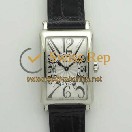 Replica Franck Muller Ladies Long Island 1952 952 QZ GF Stainless Steel Silver Dial Swiss Quartz