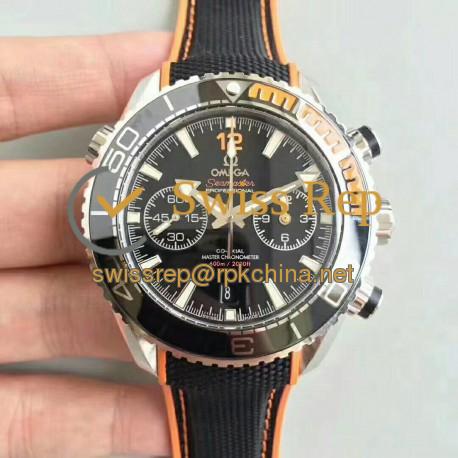 Replica Omega Seamaster Planet Ocean 600M Chronograph 215.32.46.51.01.001 OM V2 Stainless Steel Black Dial Swiss 9900