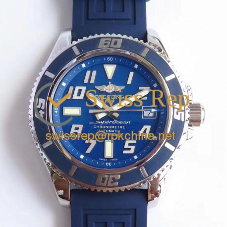 Replica Breitling Superocean 42 A173643B/C868 ZF Stainless Steel Blue Dial Swiss 2824-2