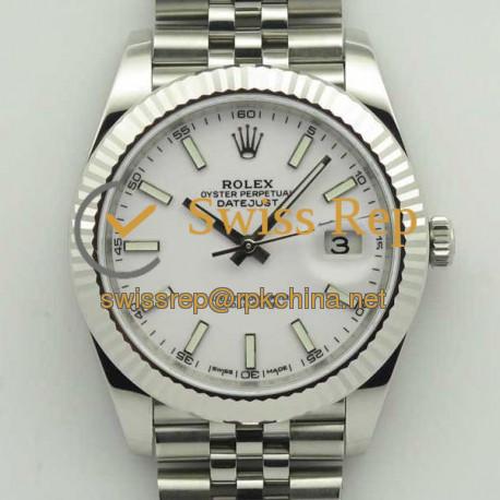 Replica Rolex Datejust II 126334 41MM N Stainless Steel White Dial Swiss 3235