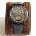 Replica Franck Muller Giga Tourbillon 7048 T G SQT BR NR TW PVD Silver Skeleton Dial Swiss Tourbillon