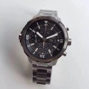 Replica IWC Aquatimer Chronograph IW376804 HBBV6 Stainless Steel Black Dial Swiss 7750