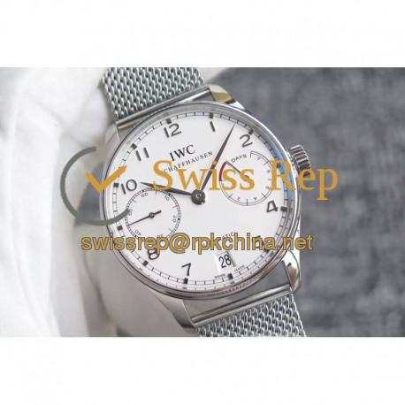 Replica IWC Portuguese IW5007 YL V3 Stainless Steel White Dial Swiss 52010