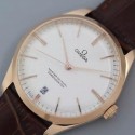 Replica Omega Master 40MM Rose Gold White Dial Swiss 8511