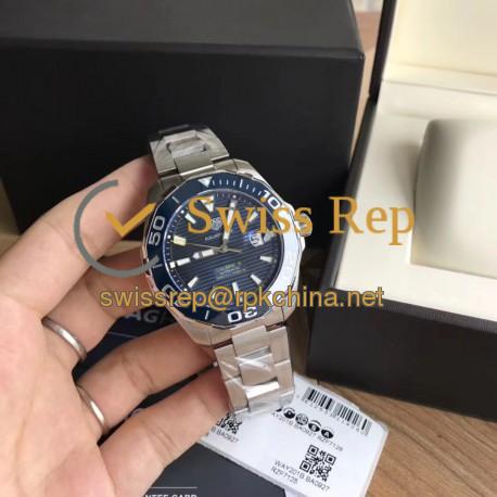 Replica Tag Heuer Aquaracer Calibre 5 WAY201B.BA0927 N Stainless Steel Blue Dial Swiss SW200