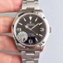 Replica Rolex Explorer 214270 JF V3 Stainless Steel Black Dial Swiss 2836-2