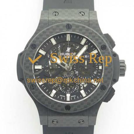 Replica Hublot Big Bang 44MM Full Carbon Fiber 3A Carbon Fiber Skeleton Dial Swiss HUB4100