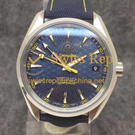 Replica Omega Seamaster Aqua Terra 150M James Bond 007 Spectre 231.10.42.21.03.004 VS Stainless Steel Blue Dial Swiss 8507