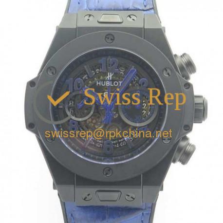 Replica Hublot Big Bang Unico Black Magic 411.CI.1170.RX 3A Ceramic Skeleton Dial Swiss HUB1242