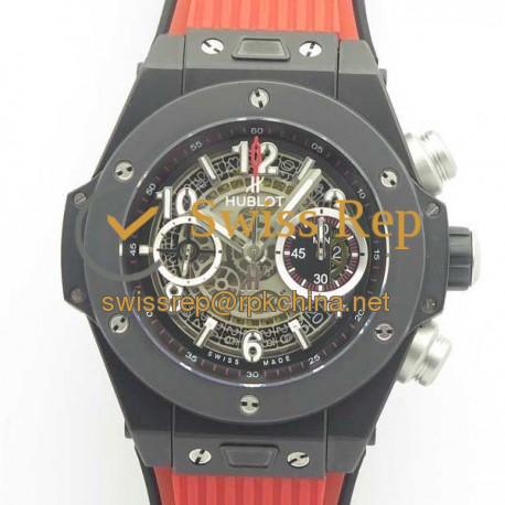 Replica Hublot Big Bang Unico Black Magic 411.CI.1170.RX 3A Ceramic Skeleton Dial Swiss HUB1242