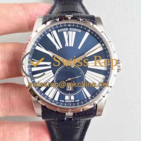 Replica Roger Dubuis Excalibur 42MM Automatic RDDBEX0619 RD Stainless Steel Blue Dial Swiss RD830