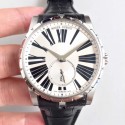 Replica Roger Dubuis Excalibur 42MM Automatic RDDBEX0536 RD Stainless Steel Silver Dial Swiss RD830