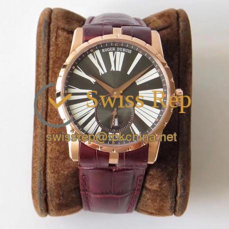 Replica Roger Dubuis Excalibur 42MM Automatic RDDBEX0538 RD Rose Gold Anthracite Dial Swiss RD830