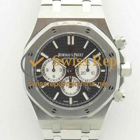 Replica Audemars Piguet Royal Oak Chronograph 26331 OM Stainless Steel Black Dial Swiss 7750