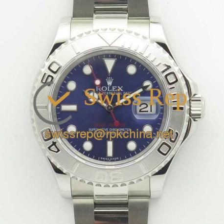 Replica Rolex Yacht-Master 40 116622 GM Stainless Steel 904L Blue Dial Swiss 2836-2