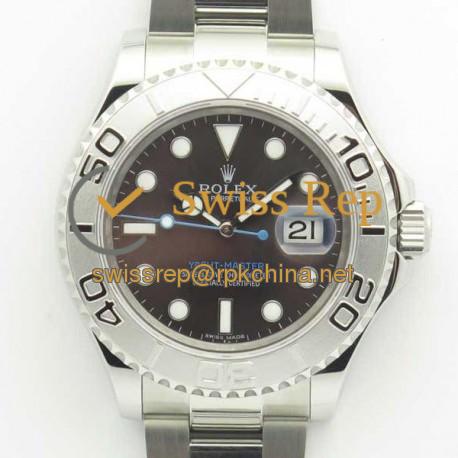 Replica Rolex Yacht-Master 40 116622 GM Stainless Steel 904L Black Dial Swiss 2836-2