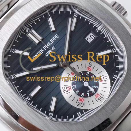 Replica Patek Philippe Nautilus Chronograph 5980 PP Stainless Steel Blue Dial Swiss 7750