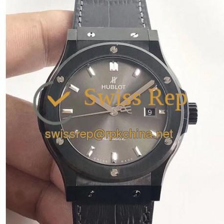 Replica Hublot Classic Fusion Ceramic Anthracite 511.CM.7170.LR JJ Ceramic Anthracite Dial Swiss 2892