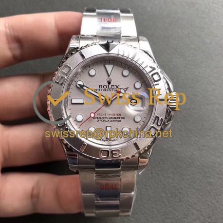 Replica Rolex Yacht-Master 40 116622 GM Stainless Steel 904L Grey Dial Swiss 3135