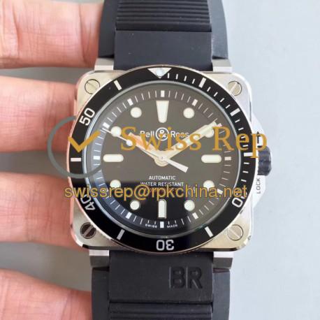 Replica Bell & Ross BR 03-92 Diver N V2 Stainless Steel Black Dial M9015