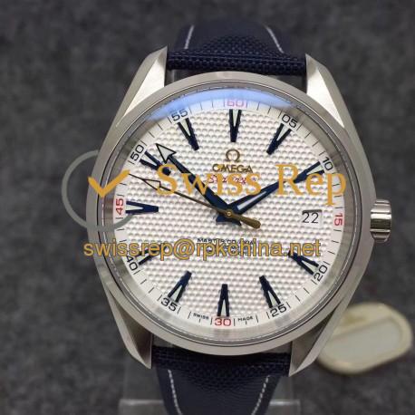 Replica Omega Seamaster Aqua Terra Ryder Cup Edition 231.10.42.21.02.005 VS Stainless Steel White Dial Swiss 8500