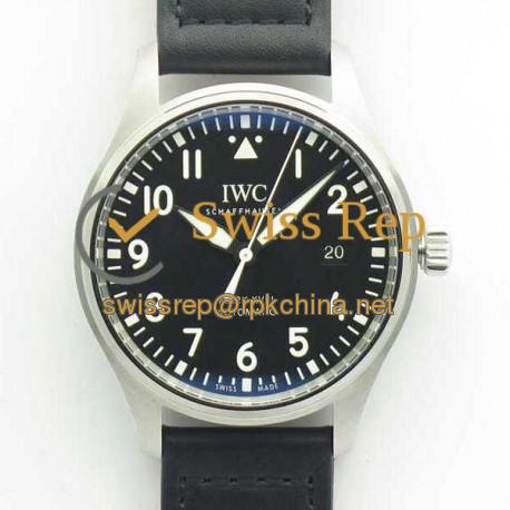 Replica IWC Pilot Mark XVIII IW327009 MKS V2 Stainless Steel Black Dial Swiss 2892