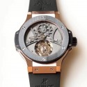 Replica Hublot Big Bang Tourbillon N Rose Gold Stainless Steel Dial Swiss Tourbillon