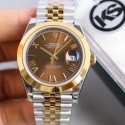 Replica Rolex Datejust II 116333 41MM KS Stainless Steel & Yellow Gold Chocolate Dial Swiss 2836-2