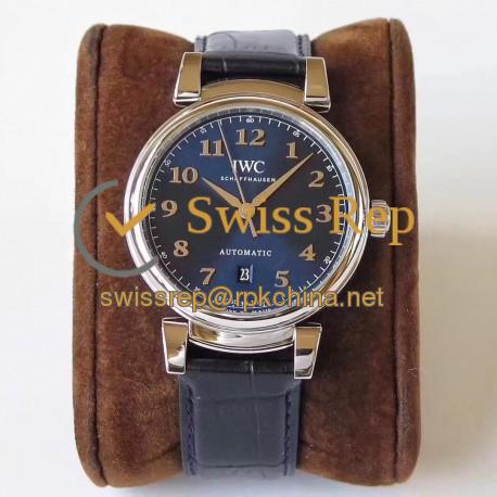 Replica IWC Da Vinci Automatic IW356601 MK Stainless Steel Blue Dial Swiss 2892