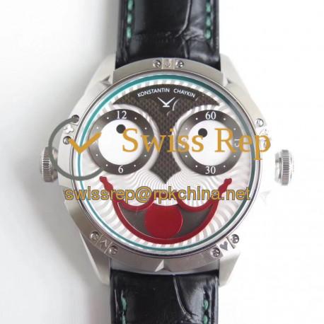 Replica Konstantin Chaykin Joker N Stainless Steel White & Green Joker Dial Seiko NH35A