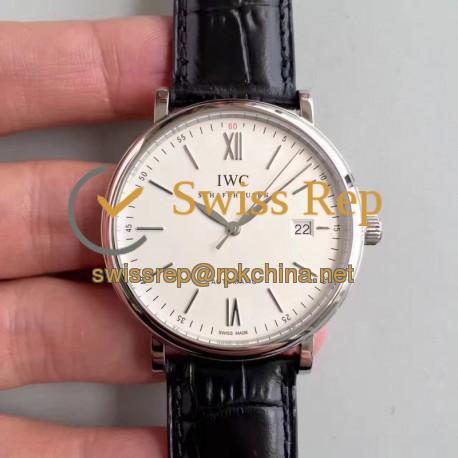 Replica IWC Portofino Automatic IW356501 MK Stainless Steel White Dial Swiss 2892