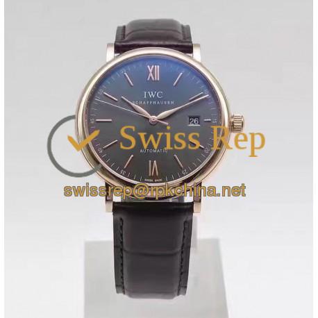 Replica IWC Portofino Automatic IW356511 MK Rose Gold Anthracite & Gold Dial Swiss 2892