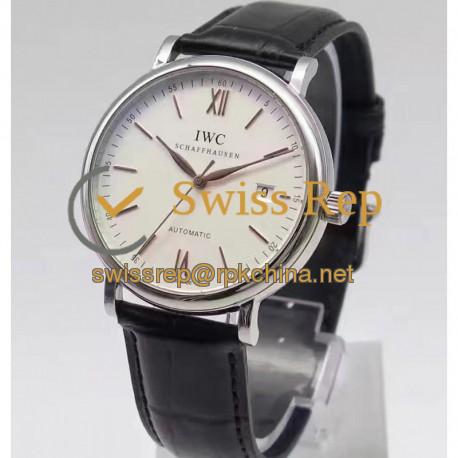 Replica IWC Portofino Automatic IW356517 MK Stainless Steel White & Gold Dial Swiss 2892