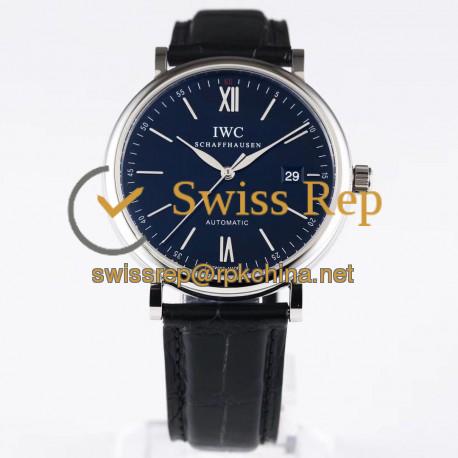 Replica IWC Portofino Automatic IW356502 AF Stainless Steel Black Dial Swiss 2892